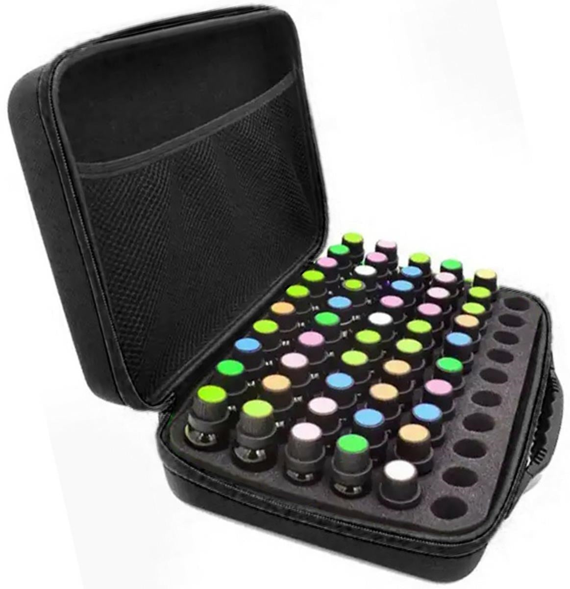 Cutie depozitare oje, Zola®, 60 de spatii, 31,5x21.5x8 cm, negru Cutie depozitare oje, Zola®, 60 de spatii, 31,5x21.5x8 cm, negru